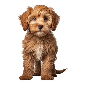 a small brown and white puppy sitting down