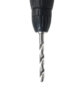 a driller on a white background