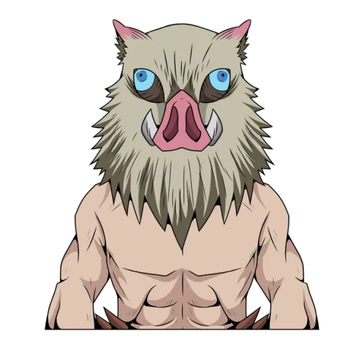 a cartoon character with big eyes and an angry expression