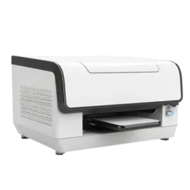 a printer with a white background