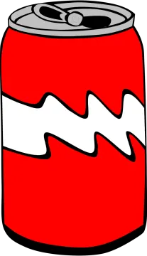a can of soda clipart