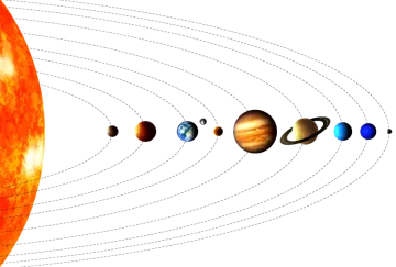 an image of the solar system
