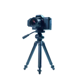 a camera on top of a tripod
