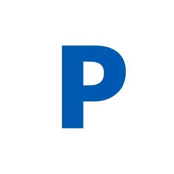 the p logo