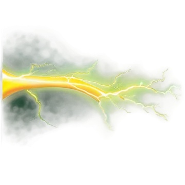a picture of a yellow lightning