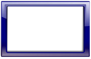 a blue frame on a white background