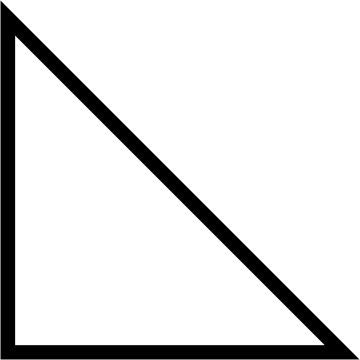 a black and white image of a triangle