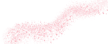 a line of pink dots on a white background
