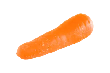 a carrot on a white background
