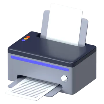 an image of a printer on a white background