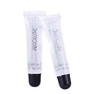 a pair of lip glosss on white background