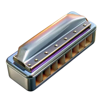 an image of a harmonica on a white background