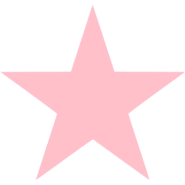 a pink star