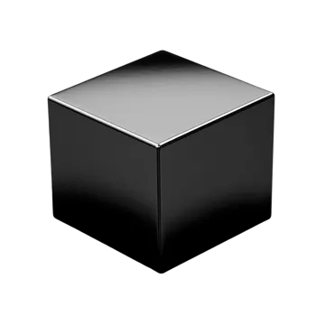 a black box with a silver lid