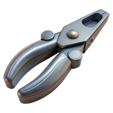 a pair of pliers on a white background
