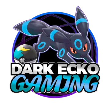 a logo for a video game called dark echo gaming