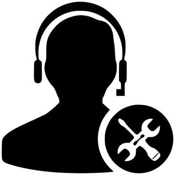 a black and white silhouette of a person with headphones