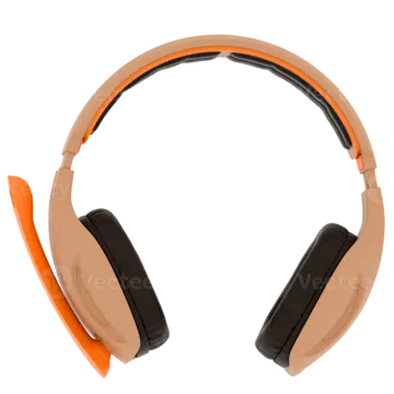a pair of headphones on a white background