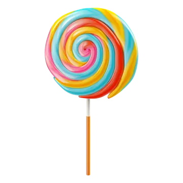 a colorful lobok on a white background