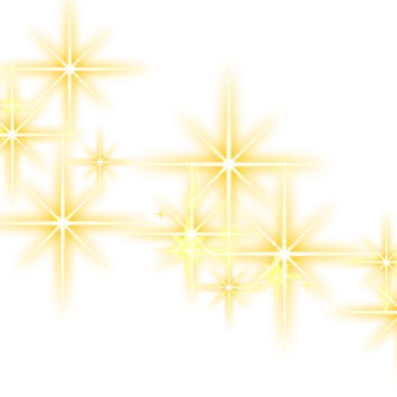 golden stars on a white background