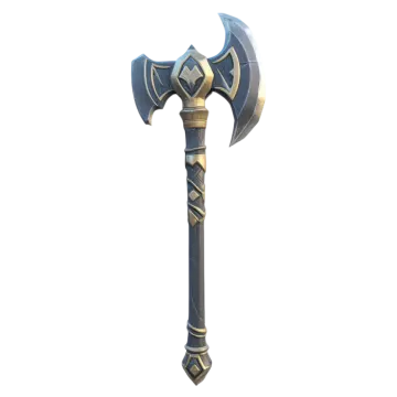 an image of a large axe with a long handle