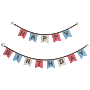 happy birthday bunting banner