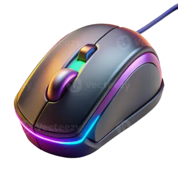 a computer mouse on a white background