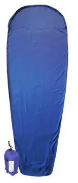 an image of a blue sleeping bag