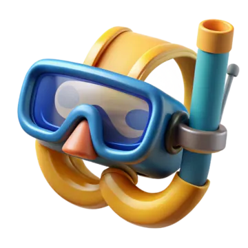 an image of a pair of swimming goggles