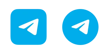 two blue buttons with a white arrow on them