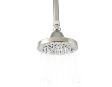 a shower head with rain coming out of it