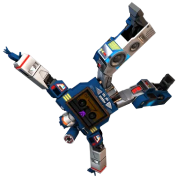 a small robot flying through the air