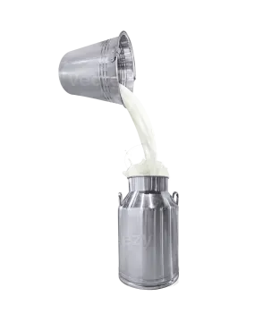 an image of a milk being poured into a can