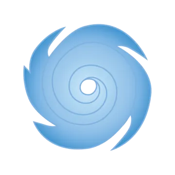 an image of a blue spiral