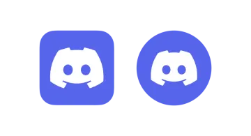 a black and white icon of two faces