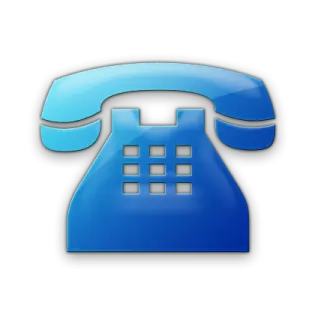 an image of a blue phone