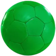 a soccer ball on a white background