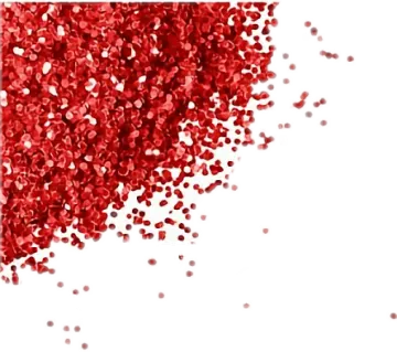 a heart made out of small red hearts