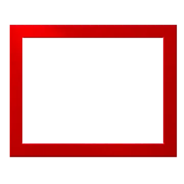 a red frame on a white background