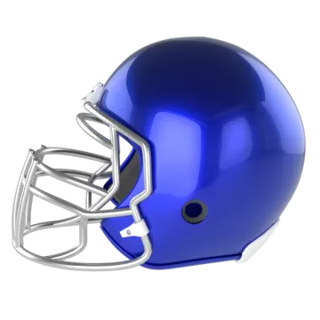 a football helmet on a white background