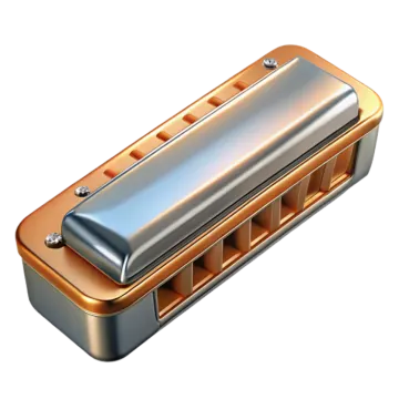 an image of a harmonica on a white background