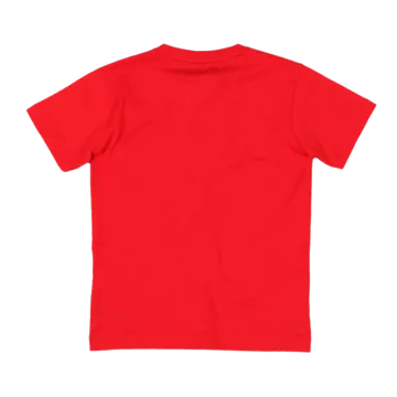 a red t - shirt on a white background