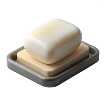 a soap bar on a white background
