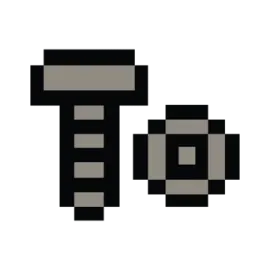 a black and white logo with the letter t