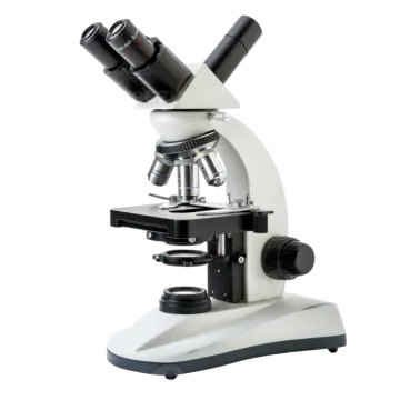 an image of a microscope on a white background