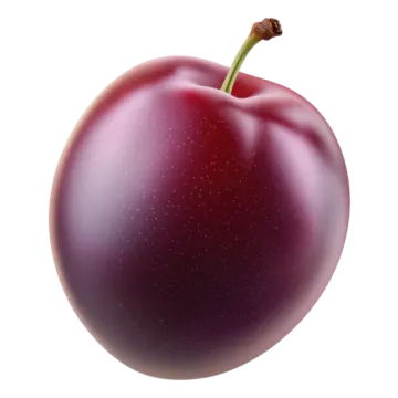 a red apple on a white background