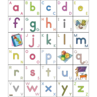 a picture of alphabets and letters