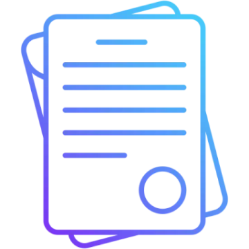 a document with a pen on it