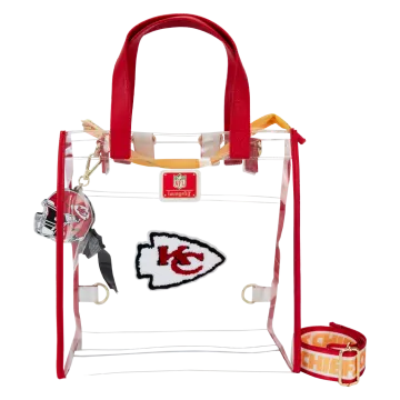 kansas chiefs clear tote bag