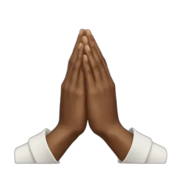 two hands folded in prayer